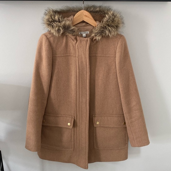 J. Crew Factory Jackets & Blazers - J. Crew Mercantile wool jacket. Size 6.